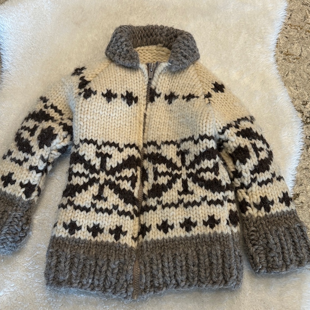 NWot. Kids wool zip up sweater